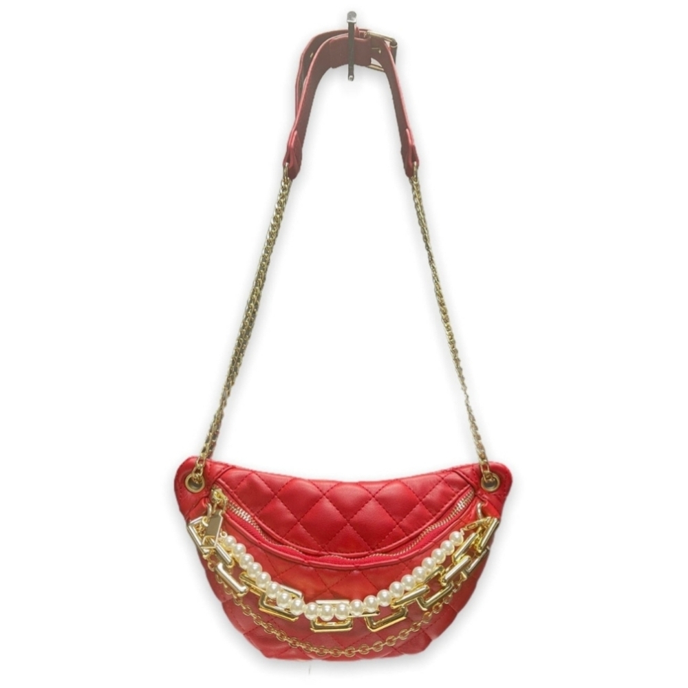 Red Chain Purse - Picture 2 of 15